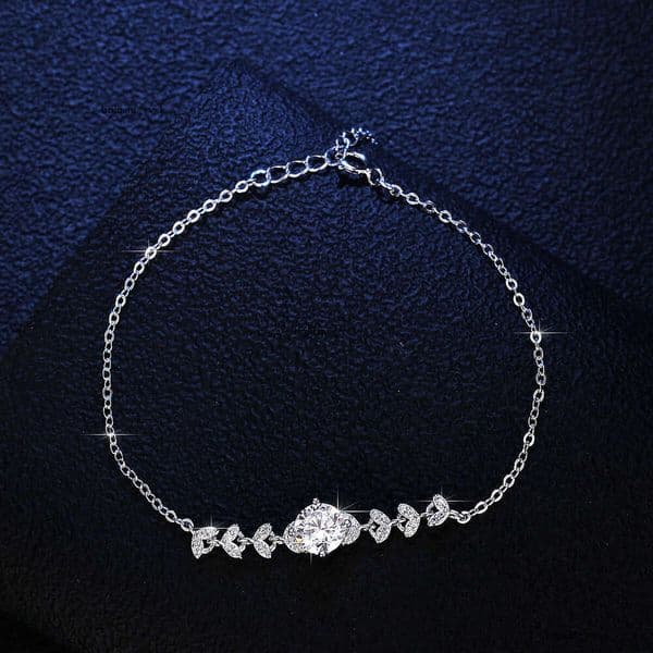 925 silver bracelet moissanite geometric minimalist women's style live streaming direct sales from manufacturer wholesale