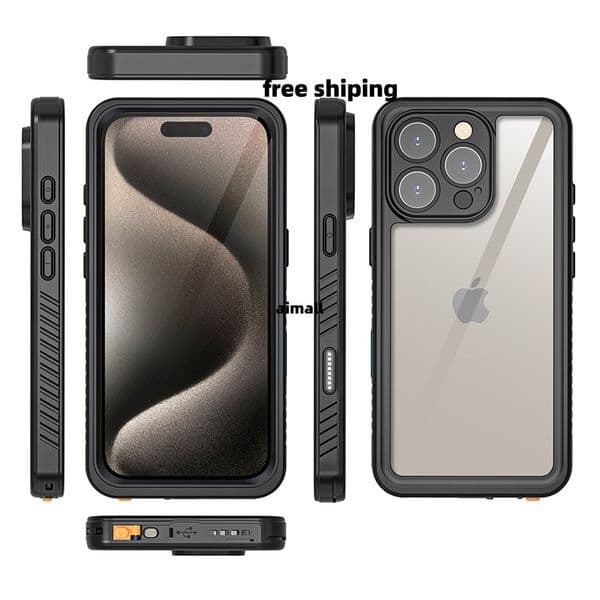 iPhone case for iPhone 17 Promax waterproof case phone case anti drop waterproof protection phone case