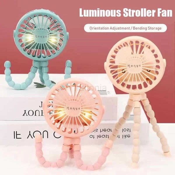 Portable Fan USB Rechargeable Clip-on Fans 3 Speeds 600mAh Mini Air Cooler Home Cooling Appliances Household Electric Cold H260321