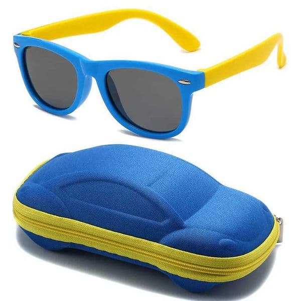 Classic Kids Silicone Sunglasses UV400 Eyewear for Boys Girls TR90 Goggles Children Sunglasses UV Protection Kids Eyewear D260321