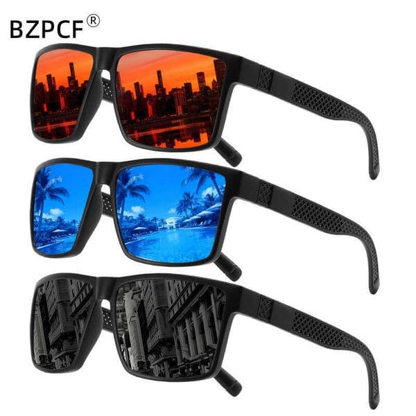 Designer Wow, custom-made men's women's outdoor European and American polarized sunglasses, high-end, windproof, trendy hiking sports glasses