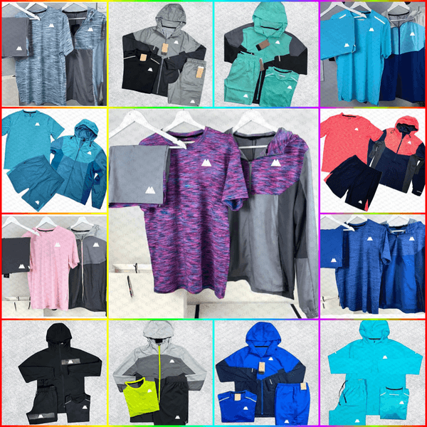 Monterex tracksuit designer tracksuit mens short sets designer Three-piece set Tracksuit sports jogging suits quick dry_sportsw ear sweatpants TOP 3-piece set