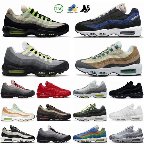 2026 95 95s Men Women Running Shoes Triple Black White Anatomy Aegean Storm Pink Beam Sequoia Sketch Game Royal Stadium Green Smoke Grey Mens Trainers Sports Sneakers
