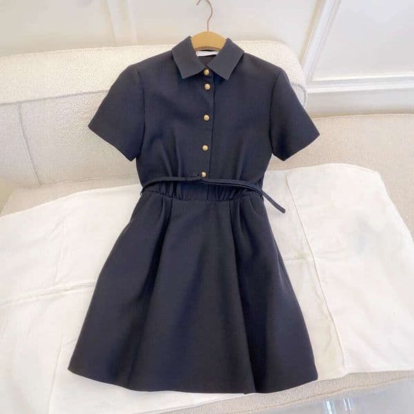2026 spring/summer new French elegant design niche j29 fashion casual short sleeved dress