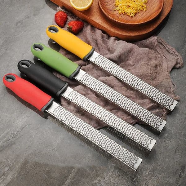 Stainless Steel Fruit Cheese Grater Chocolate Lemon Peel Cheese Shavings Grater Scraper Kitchen Tool 260321