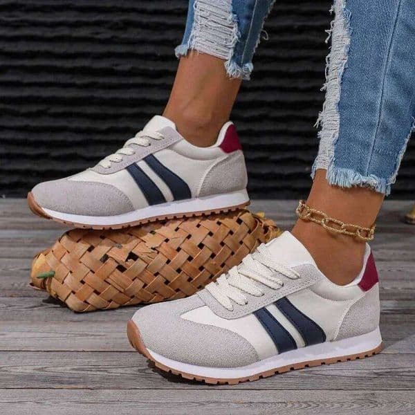 New Casual Fashion All-match Running Breathable Cloth Surface Lightweight Sports Women's Shoes Zapatos De Mujer 26Y0321
