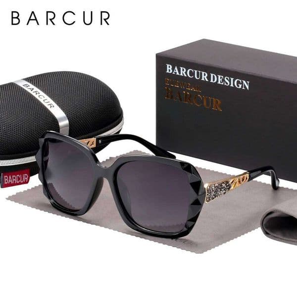 BARCUR Oversized Sunglasses Women Fashion Polarized Elegant Design For Ladies Sun Glasses UV400 Protection 26Y0321