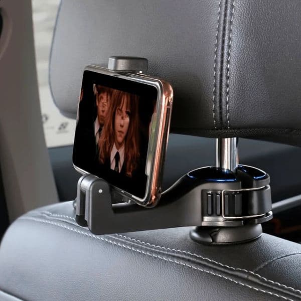 Multifunction Rear Headrest Hook Car Phone Holder Adjustable Automobile Headrest Phone Clip for GPS Navigation 260321