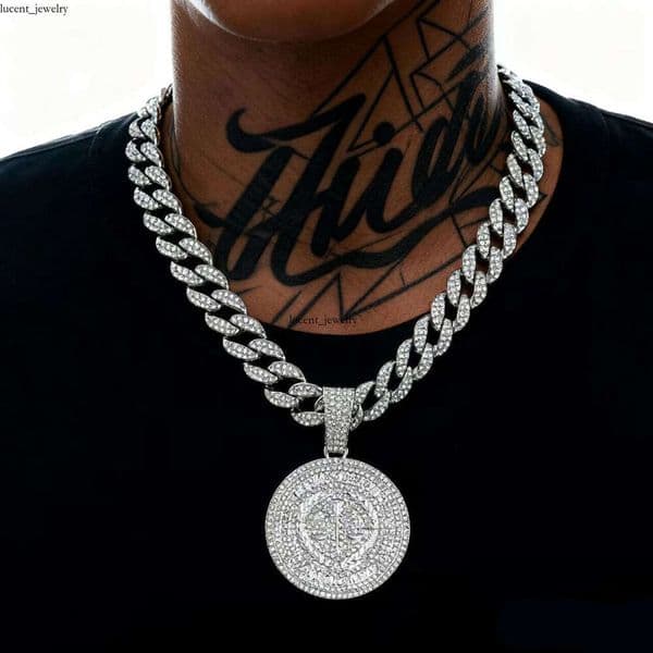 Hip Hop Libra Represents the Symbol of Fairness Justice Personality Statement Jewelry Trendy Men's Jewelry