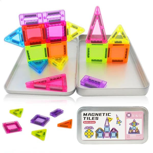 Mini Magnetic Building Blocks for Children Portable Toys with Bright Colors and Fun ns Birthday Holiday Gift 260320