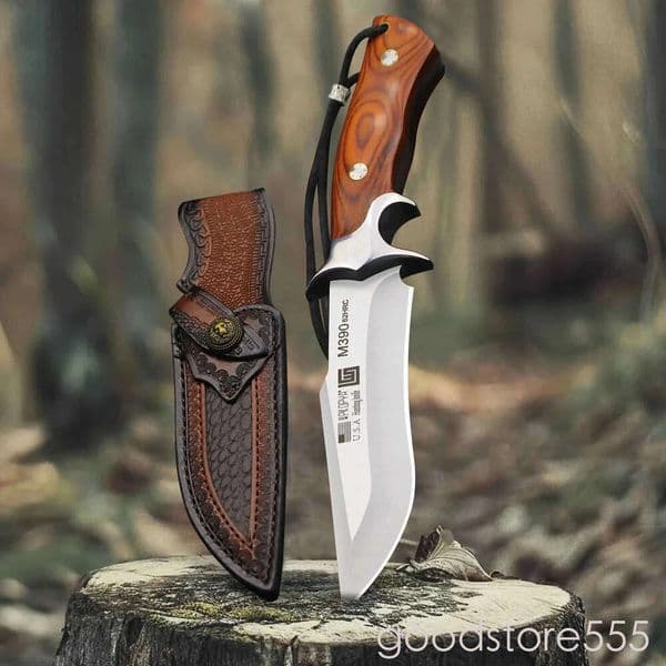 new WPKOPYA440C Fixed couteau Blade Hunting Knife + fixed blade knife Sheath Jungle straight knifes Outdoor survival to pocket knife camping EDC knifeZ250402