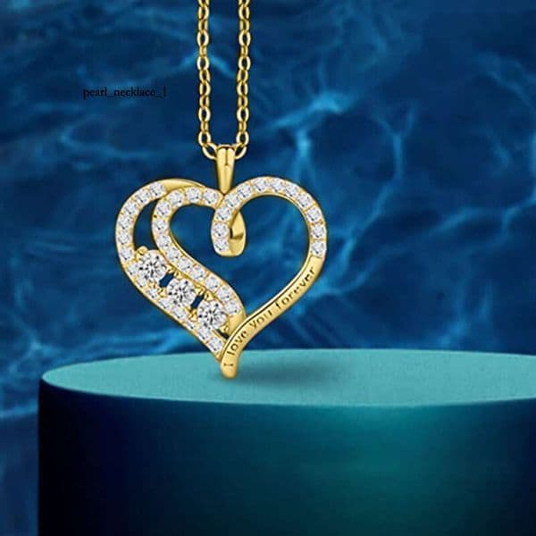 Jewelry ins English letter jewelry necklaces popular vintage fashion pendants hollow heart-shaped necklaces