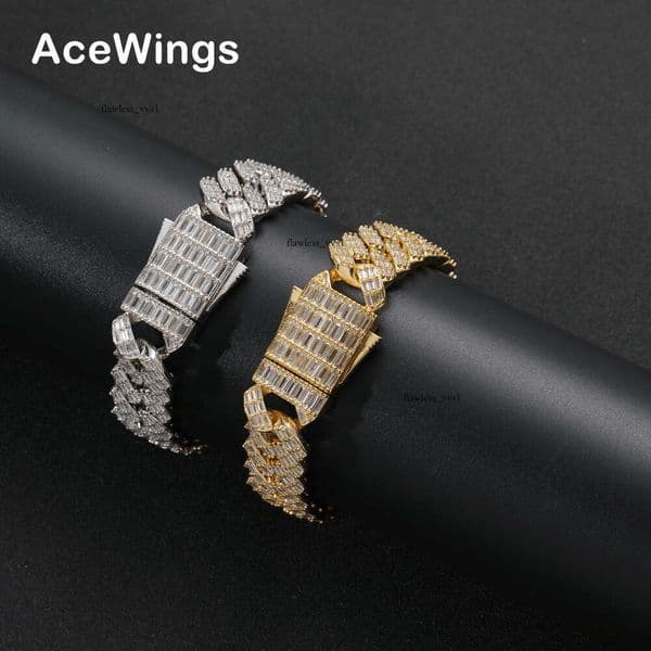 Jewelry 17mm bracelet with spring clasp trendy Hip Hop Hiphop Cuban bracelet rap accessories