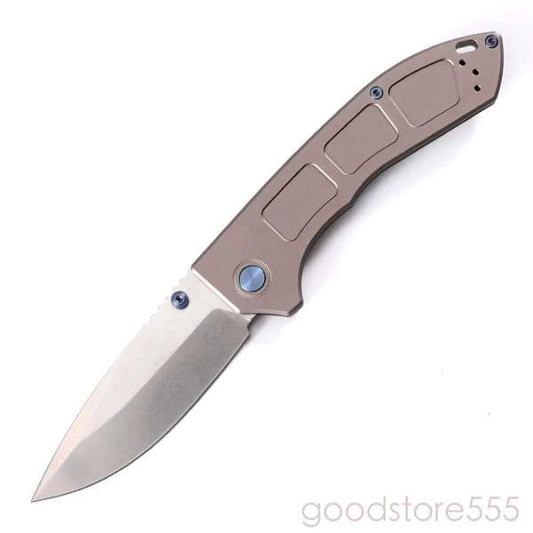 couteau BM pocket knife 748 Folding Knife D2 Stone Wash fixed blade knife Blade CNC Aviation Aluminum Handle Outdoor Camping Hiking EDC Pocket Knives With Retai