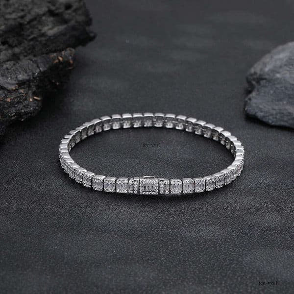 2026 Summer 5mm Geometric Square Bead Chain Hip Hop Men's Personalized Necklace Bracelet