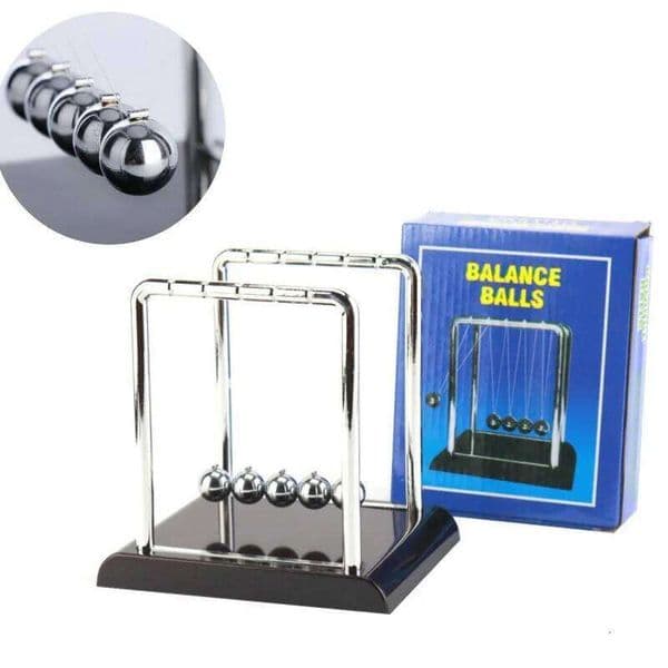 Desktop Decoration Physical Newton Hit Ball Ornaments Event Student Gifts Pendulum Balls Work Decompression 26Y0321