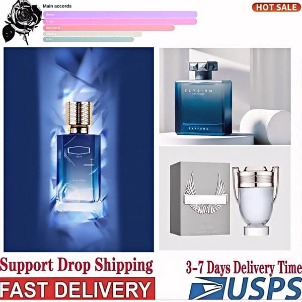 Local Warehouse In Stock EX Nihilo Perfume Cologne Men Invictus&Elysium High-Quality 100ml Eau De Parfum Spray for Women Fragrance 3-7days Fast Delivery e17