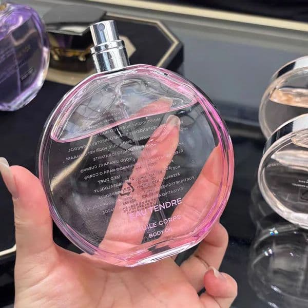 Designer Women Body Oil 150ml Eau Tendre Huile Corps Brand Oil 5oz Body Skin Care Fragrance Essential Oils Serum Perfume Natural Essences Pink Parfum High Quality