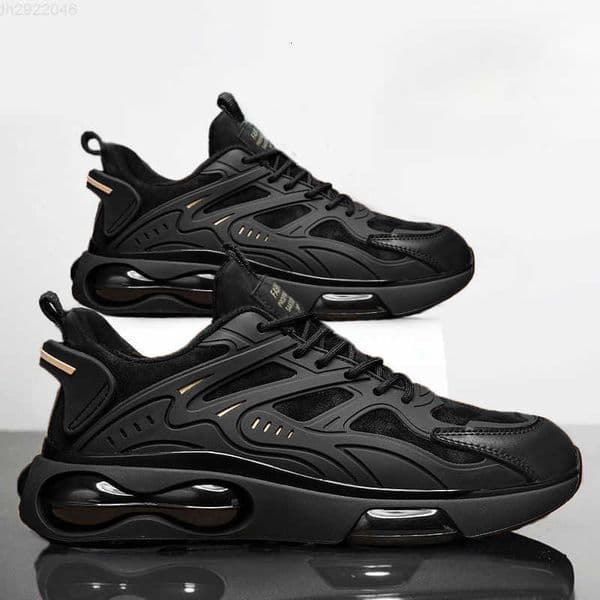2025 Free shipping designer shoes for mens running shoes black blue Thick soled non slip sports shoes K260321