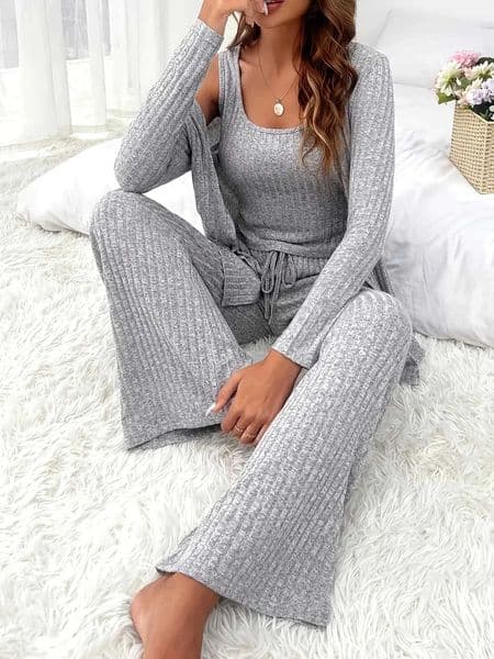 Womens Fashion Casual Versatile Vest Top Comfortable Three-piece Set Outerwear Ideal for Layering X260321