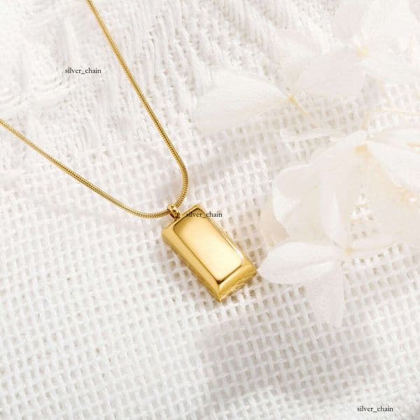 INS New Sweater Chain Light Luxury 925 Sterling Silver 14K Gold Women's Necklace Hot Sale High-End Niche Temperament Pendant