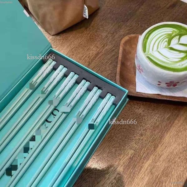 Designer Chopsticks Gift Chopsticks Set High Temperature Resistant Household Chopsticks 6 Pair Gift Box Packaging