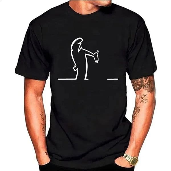 Summer T Shirts For Men Balum La Linea Funny Graphic Tshirt Cotton Comfortable Premium Camisetas 260321