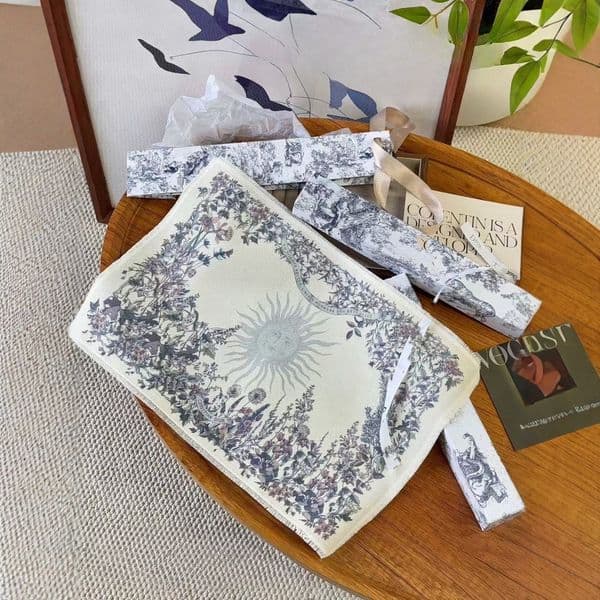 Cotton and Linen Restaurant Dining Table Mat with Insulation and Anti Fouling Properties