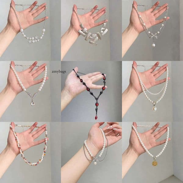 Pearl Star Necklace for Women, Trendy Ins Style, Unique Design, Light Luxury, Sweet and Cool Collarbone Chain, 2026 New Model Neck Chain
