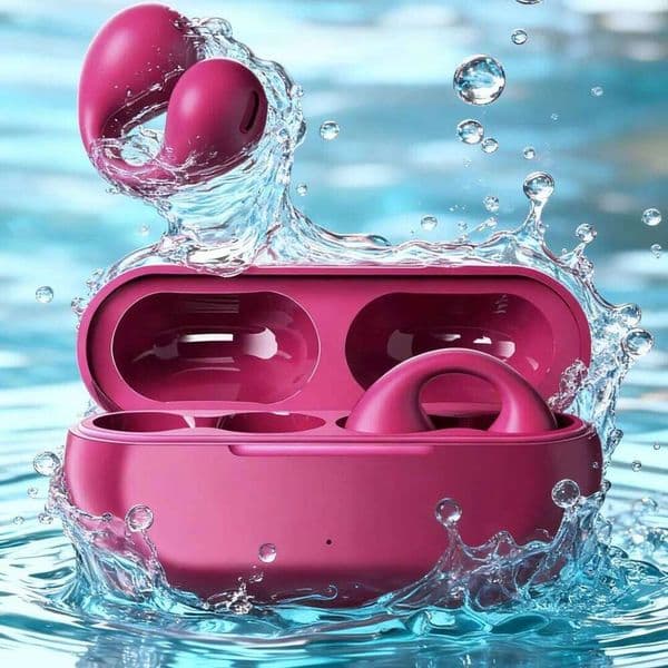 Wireless Earclip Earphone Outdoor Sport With Charging Bin HIFI Sound Earbud For Running Painless Headset 26W0321