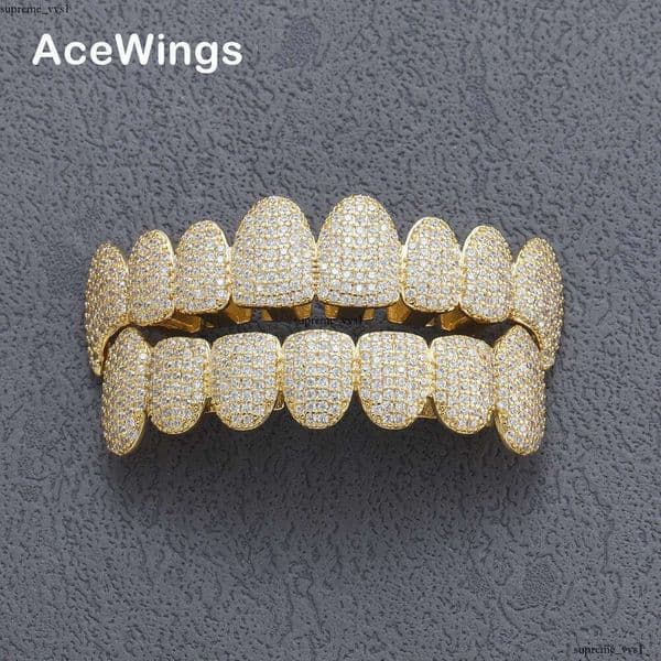 Hip Hop super big gold HIPHOP cool performance props gold-plated fake teeth funny Christmas accessories