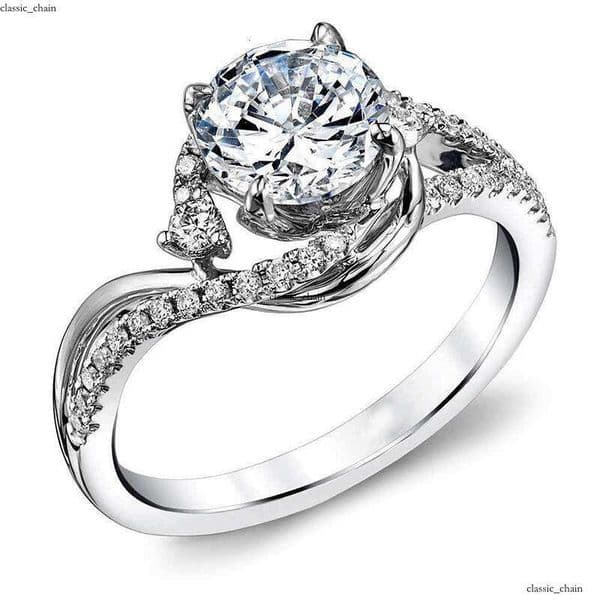 new Japanese Korean style jewelry is hot-selling: fashionable creative with Moissanite stones versatile engagement and wedding rings for women