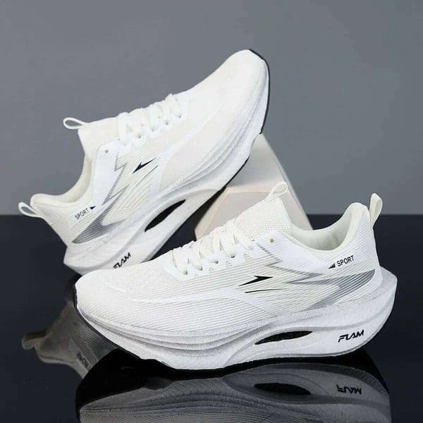Men Sports Running Shoes Casual Marathon Breathable Lightweight Women's Comfortable Athletic Nonskid Walking Sneakers Outdoors 26Y0321