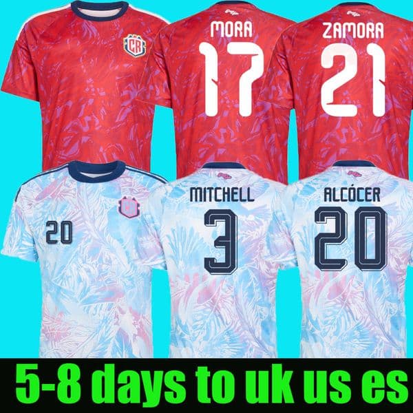 2026 Costa Rica soccer jerseys MEN KIT national team home away CONTRERAS CAMPBELL BENNETTE TEJEDA VENEGAS RUIZ AGUILERA SALAS 26 27 football shirt