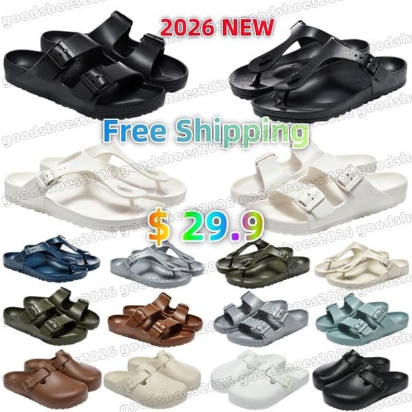 Free Shipping 2026 Designer Slippers EVA sliders foam runners comfortable loafers Sandals Flat High Quality Fashion Winter Summer Shoes Slide Beach Men Size 35-46