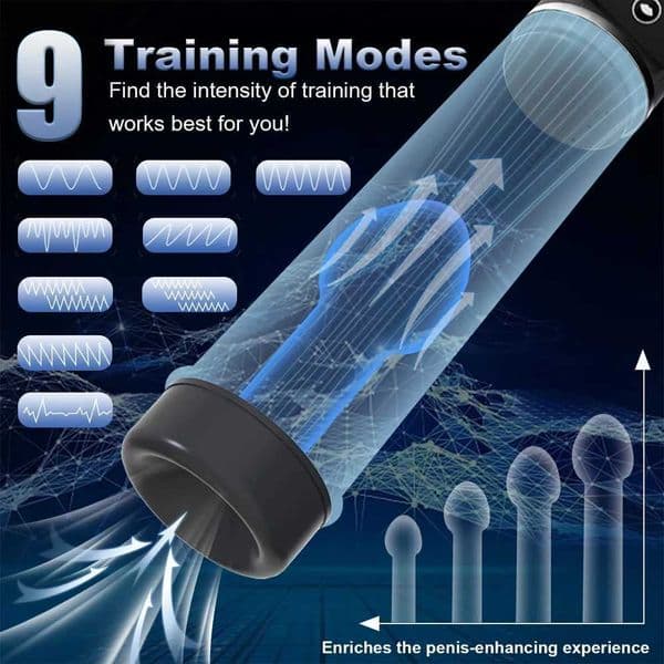 Electric Automatic Masturbator Cup Enlargement Erection Trainer Male Masturbation Waterproof Sucking Vibrator Sex Toys for Men brandsofluxury_LHEG