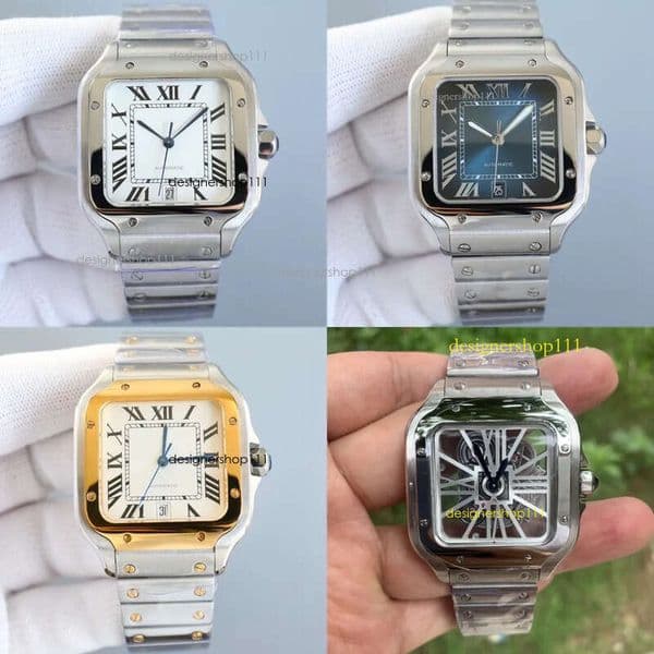U1Mens 40MM35MM Automatic Mechanical Movement Made Of Premium Sapphire Stainless Steel Blue Watches Needle Waterproof Fashion Wristwatch AAA