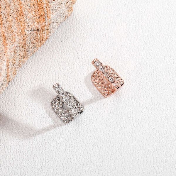 Trendy classic grillz Moissanite tooth braces with micro-inlaid vertical bars single gold tooth everyday personalized dental jewelry Jewelry