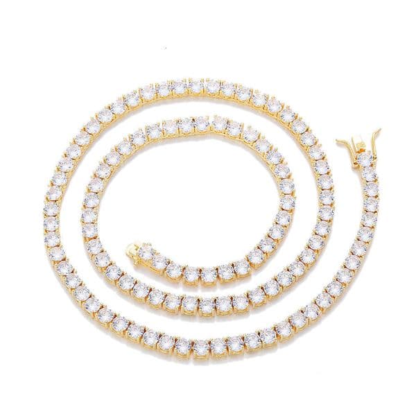 Jewelry New Moissanite Tennis Bracelet for Women Hip Hop Men Hot-Selling Jewelry Accessories Necklace Sweater Chain