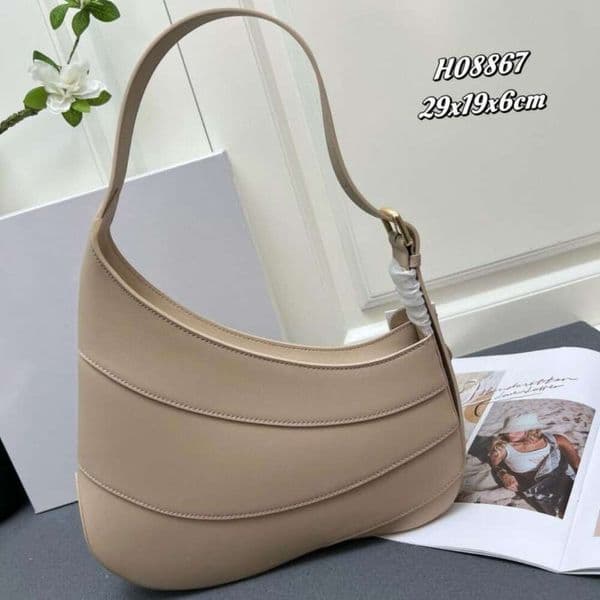 Designer Lemair*e croissant bags Women's Handbags Shoulder Bags high-end genuine leather fashionable and unique versatile dumpling Luxury portable underarm bag