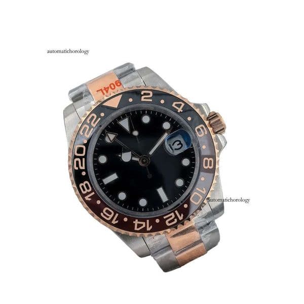 40MM Luminous Men Wristwatches RP3285 Automatic Movement Watch Sapphire Glass St9 Man Watches With Cyclops Lens 3f