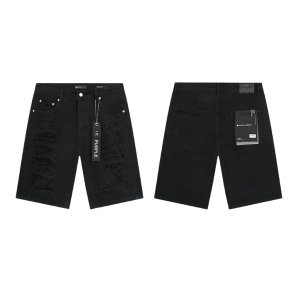 Purples Short Designer New Style High Quality Washed Denim Purples Jeans Denim Trousers Mens Jorts Hip Hop Ripped Casual Shorts Knee Length Jean Summer Clothing Cb0