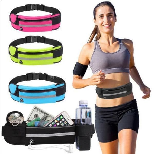 Sports Waist Pack Women Men Running Belt Bag Waterproof Wallet Pouch Portable Phone Holder 260321