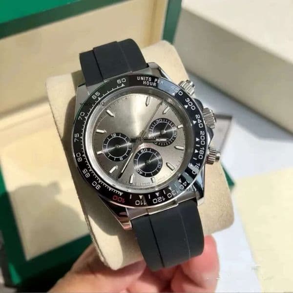 With original box Mens watches watch 40MM 2813 Automatic Mechanical Movement Watch Luminous Sapphire 904L rubber Sports wind Fashion Wristwatches Montre de luxe