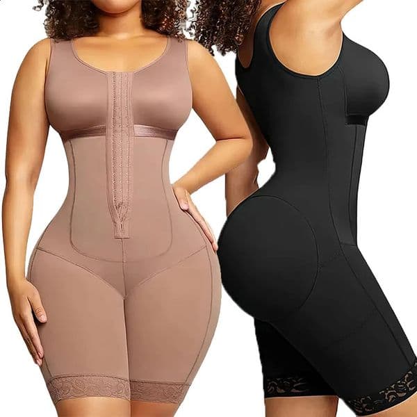 Womens Postpartum Shapewear Full Body Tummy Control Girdle Postoperative Compression Faja for Belly Fat Waist Sculpting 260319