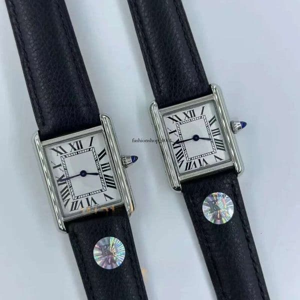 The luxury fashionable women's watch leather straps, Tank, is available in two sizes: 25mm and 27mm, with free shipping