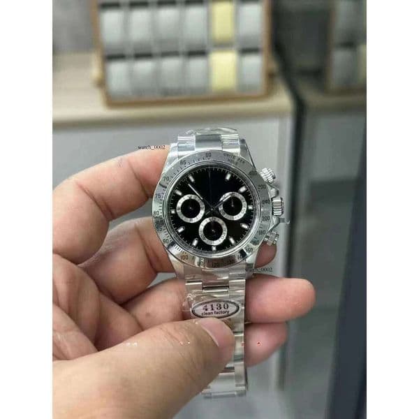 12 Style CLEAN Factory Mens Watch 40mm x 12.2mm Cosmograph 116500 116520 116508 Ceramic Watch Sport CAL.4131 Chronograph Mechanical Automatic Men's