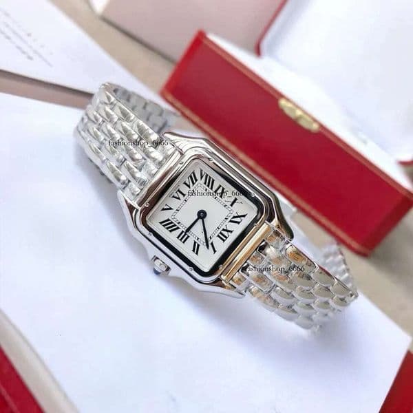 Classic ladies' designer watches with stainless steel cowhide straps available in 27mm and 22mm sizes, free shipping