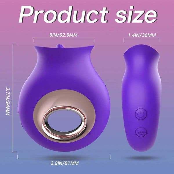 Oral Sucking Vibrator 9 Speeds Licking Vibrating Rose Sex Toys for Women Tongue Nipple Clitoral Stimulator Female Masturbation brandsofluxury_6O7P