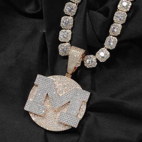 vvs Moissanite Tennis Chain hip Hop Jewelry Mossanite Necklace